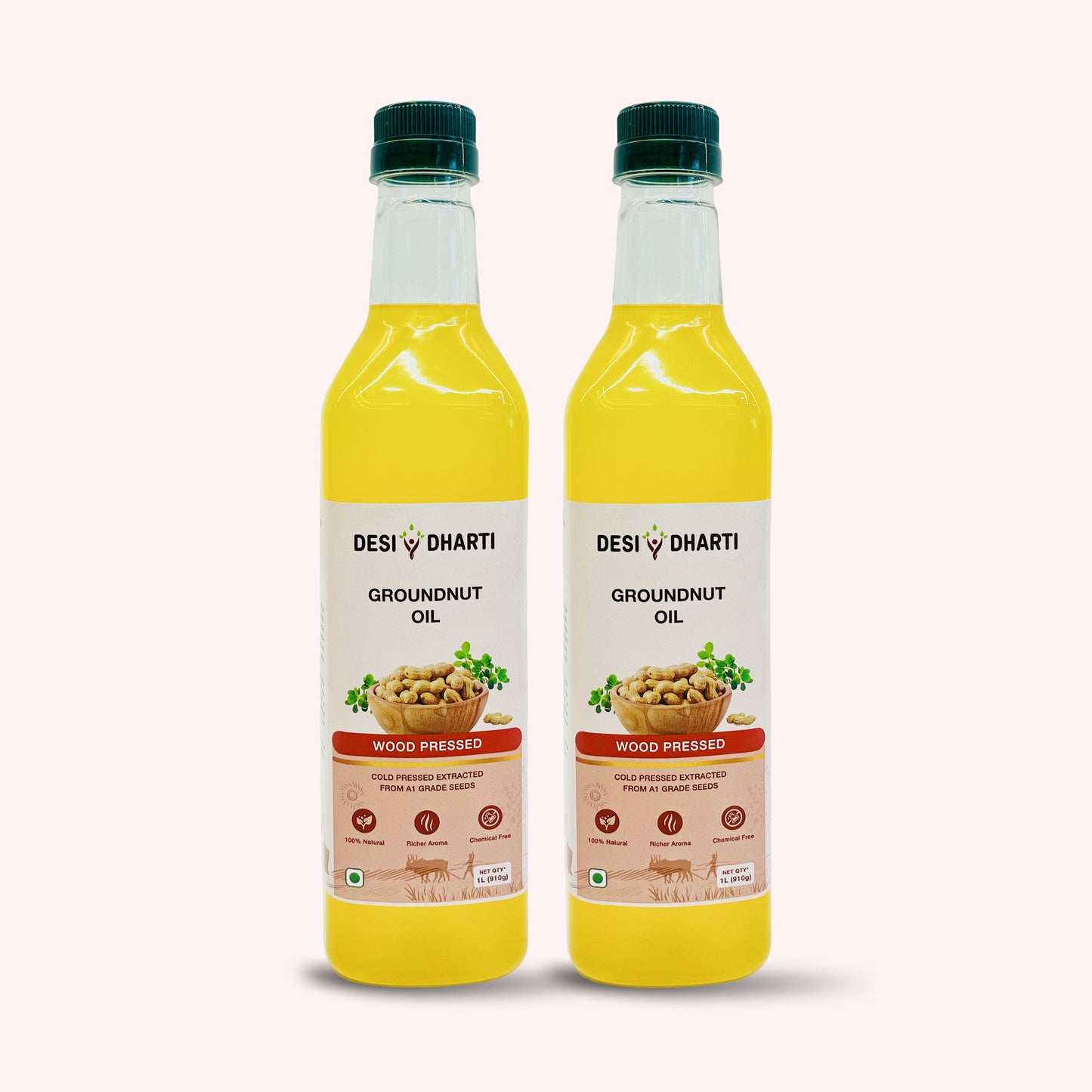 Desi Dharti Wood Cold Pressed Groundnut Oil
