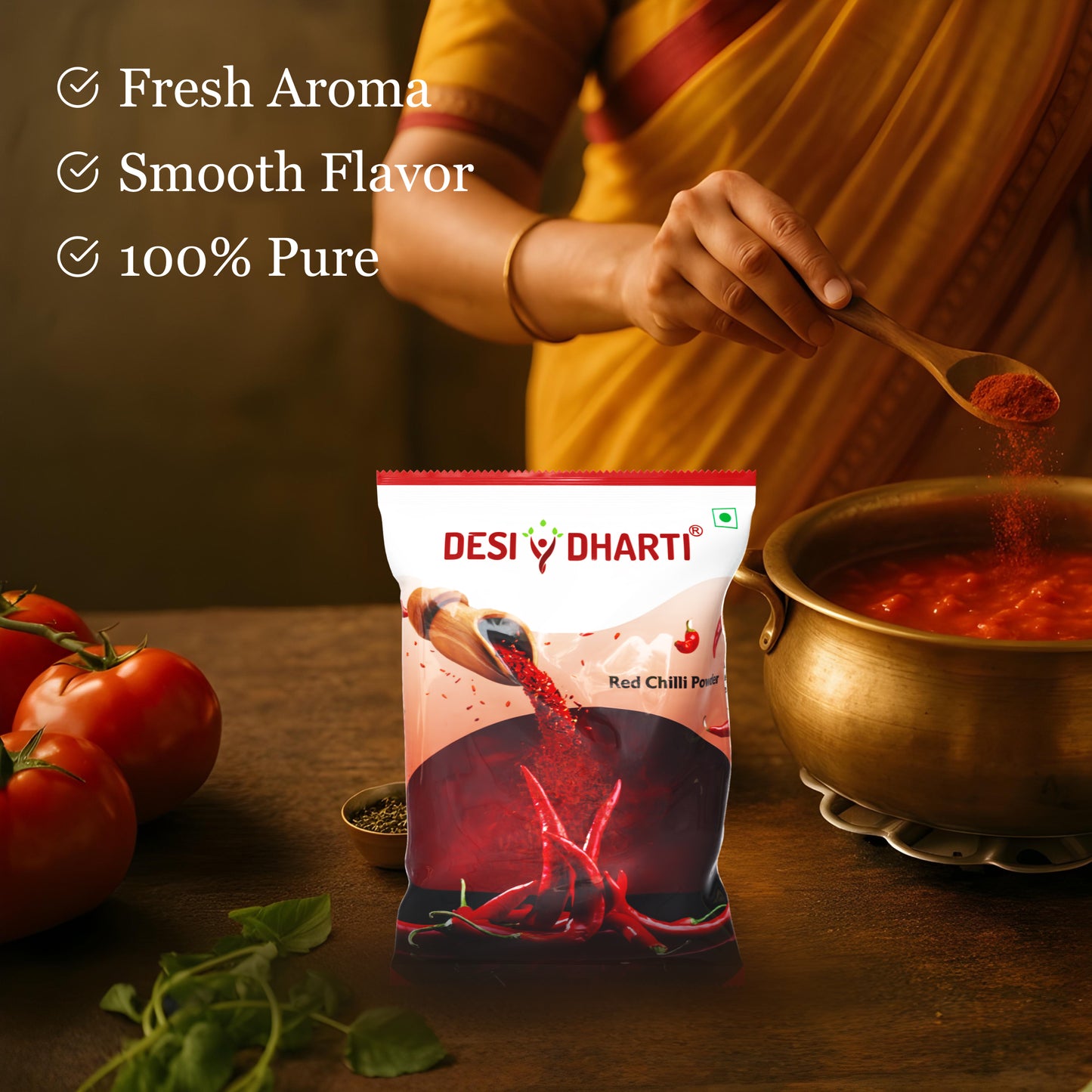 DesiDharti Red Chilli Powder (Mirch)