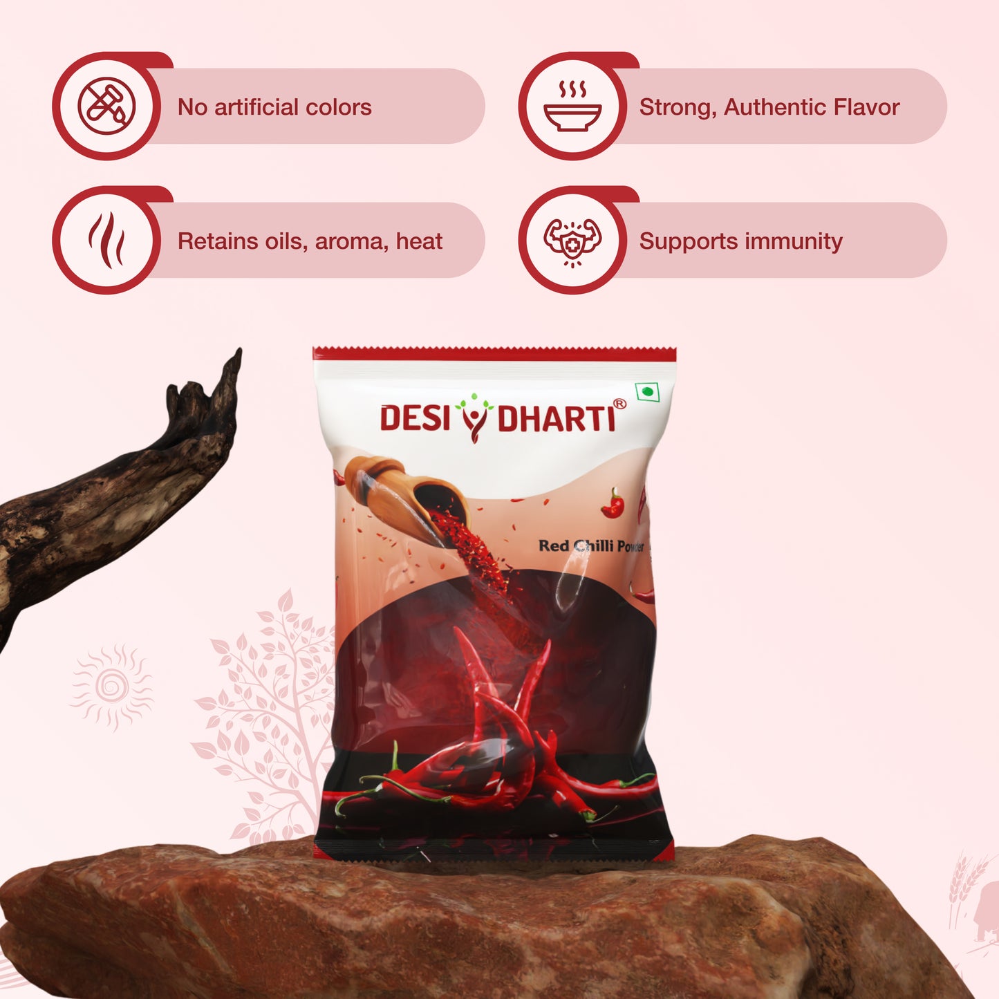 DesiDharti Red Chilli Powder (Mirch)