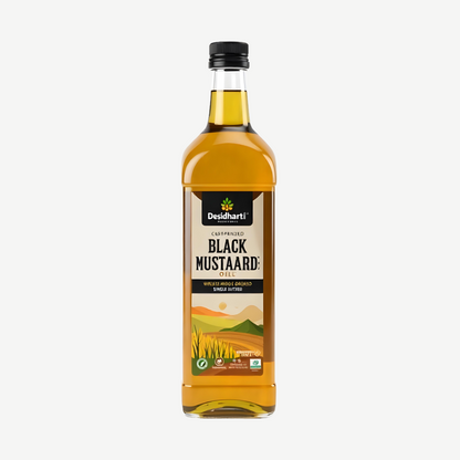 Wood-Pressed Black Mustard Oil