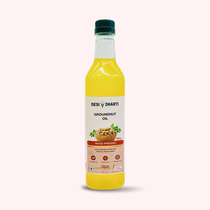 Desi Dharti Wood Cold Pressed Groundnut Oil