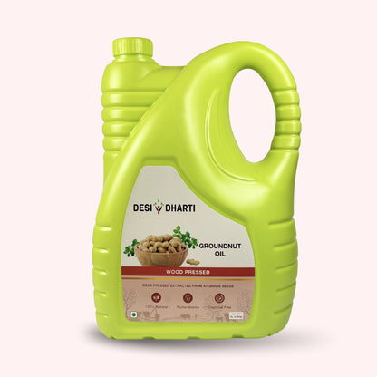 Desi Dharti Wood Cold Pressed Groundnut Oil